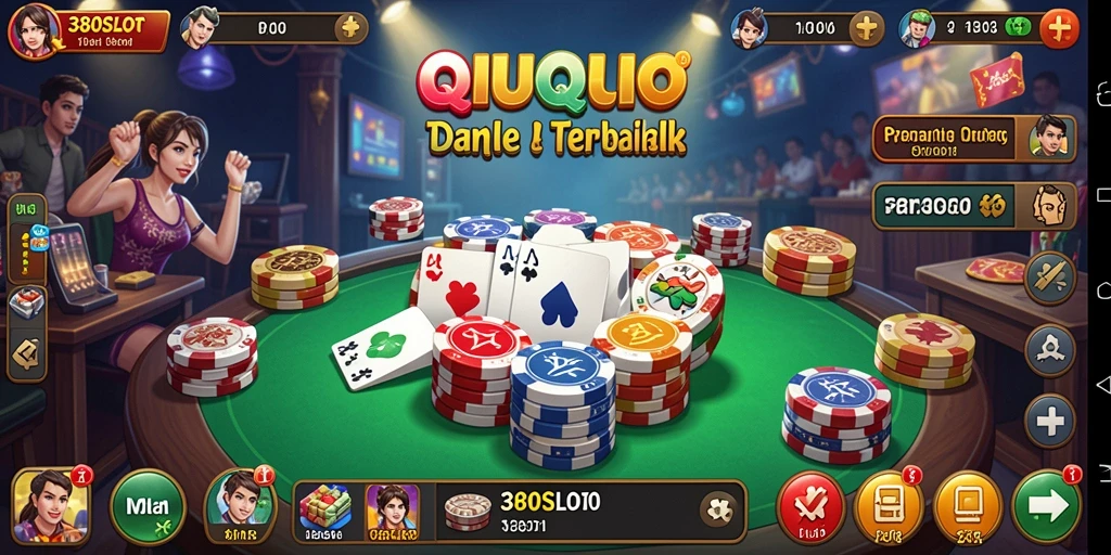 Tangkapan layar utama 380SLOT menampilkan gameplay QiuQiu yang seru.