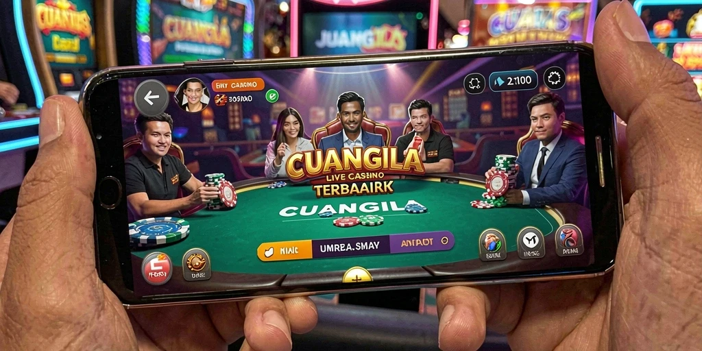 Tampilan gameplay Live Casino yang menarik di CUANGILA