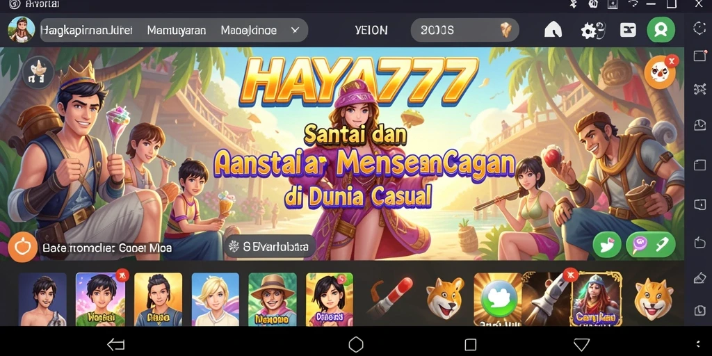 Screenshot gameplay HAYA777 dengan tampilan grafis menarik dan tantangan seru.