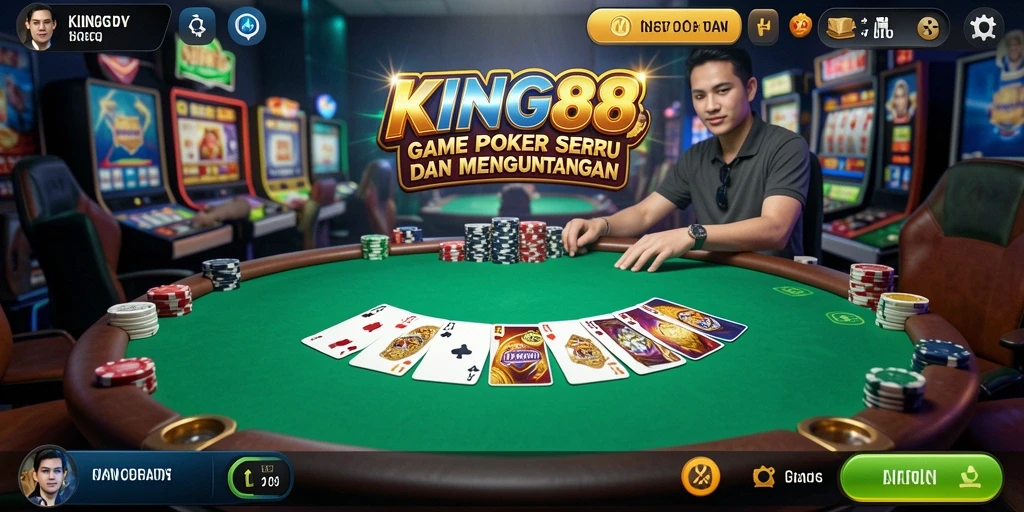 Tampilan gameplay KING88 yang menarik dan interaktif.