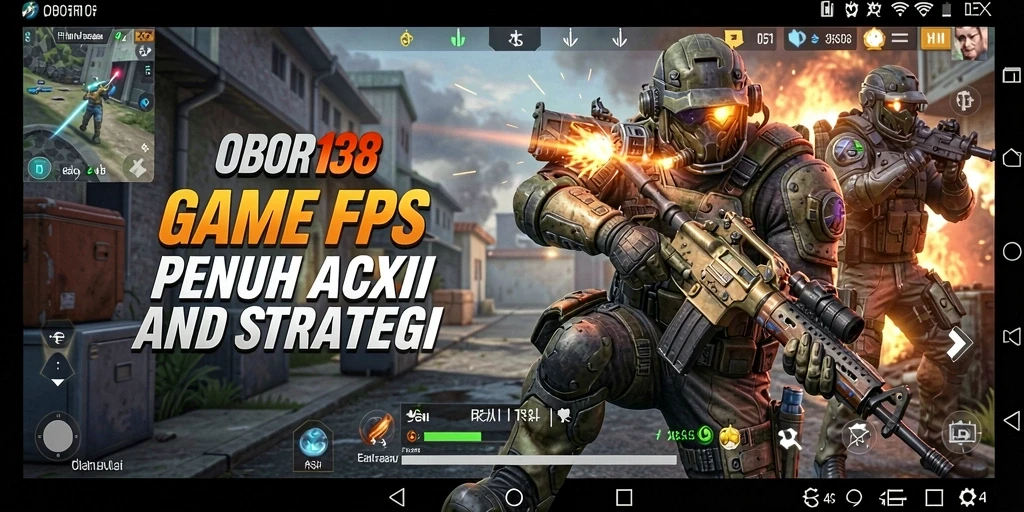 Screenshot gameplay OBOR138 menunjukkan aksi tembak-menembak yang mendebarkan.