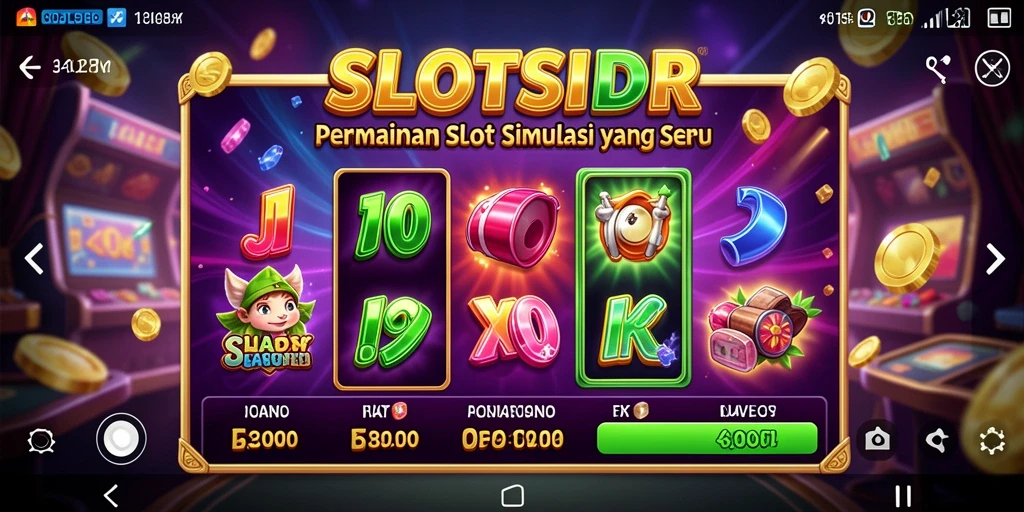 Tampilan gameplay menarik dari SLOTSIDR yang penuh warna.