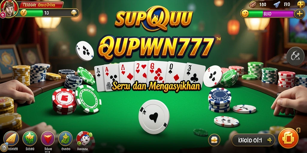 Screenshot gameplay SUPWIN777 yang menampilkan keseruan bermain QiuQiu.