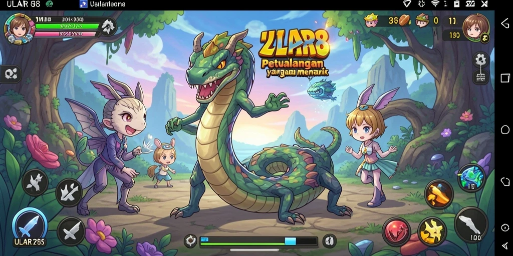 Tangkapan layar ULAR288 menampilkan aksi karakter dalam dunia Anime yang penuh warna.